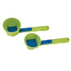 Daily Life Mess-Free Measuring Sliding Funnel Scoop Practical Utensil for Convenient Use 40%