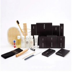 Hotel Disposable Daily Necessities Bambo Eco Friendly Disposable logo Hotel Amenities Set 25%