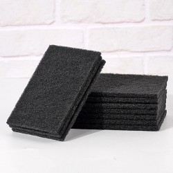 Eco Friendly Products Black Dipped Rubber Scouring Pad Innovative Household Products Kitchen Sponge Cloth Daily Necessities