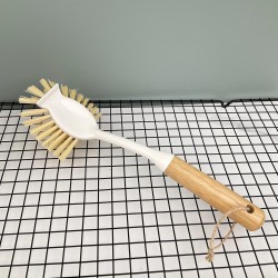 Yozeal Suppliers Natural Kitchen Cleaning Brush PBT + PP + Bamboo Wooden Pot Dish Cleaning Brush Bottle Brushes 180-day lowest prices