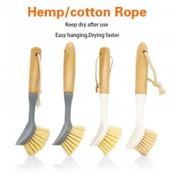 Yozeal Suppliers Natural Kitchen Cleaning Brush PBT + PP + Bamboo Wooden Pot Dish Cleaning Brush Bottle Brushes 180-day lowest prices