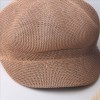 Beret Hat Breathable Cotton Mesh Cap Wide Brim Visor Cap for Fashion Events