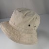 Men's Bucket Hat Khaki Beige One Size Cotton Breathable Summer Casual Outdoors
