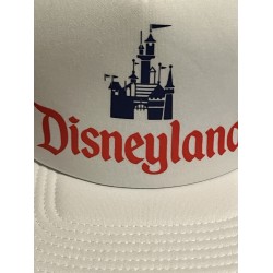 land vintage White Mesh Snapback Trucker Hat - One Size