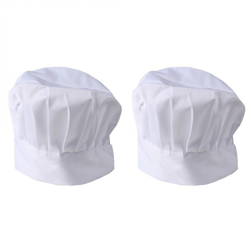 2 Pcs Hair Loose Hat for Kitchen Food Baking Adjustable Cap Catering