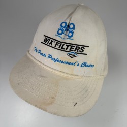 Stylemaster WIX Filters Trucker Hat Men's OSFA Snapback Cream Vintage USA