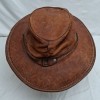 Hat de Cowboy Occidental Rústico Outback Aussie Rancher De Colección Para Men Cuero Marrón
