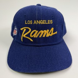 Vintage Sports Specialties Script snapback Los Angeles Rams Hat Cap 90s