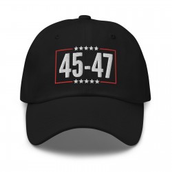 Trump 45 47 President hat, Embroidered Dad hat, Trump hat, MAGA cap, Trump