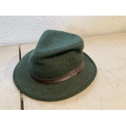 Vintage C. C. Filson Co Seattle Wool Forest Green Mackinaw Fedora Ranger Hat L