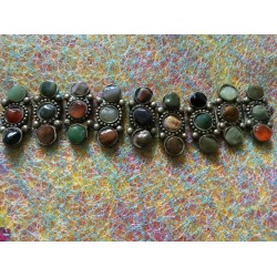 Berber Semi Precious Ethnic Stone Bracelet in Very Good Condition