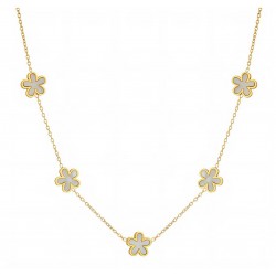 Flower Medow necklace Everyday Wear party Waterproof antitarneish Hypoallergenic