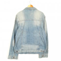 PME LEGEND Mens Denim Jacket Size 3XL (XXXL) Blue Button Fly Cotton