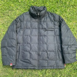 Guess Men's Black Square Quilted Puffer Jacket Size Large