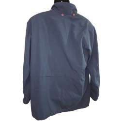 Men's Blue Button Down Classic Coat Size L