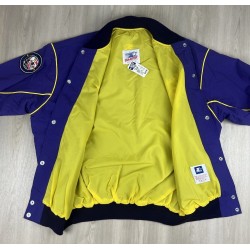 Vintage Bomber Button Jacket Large