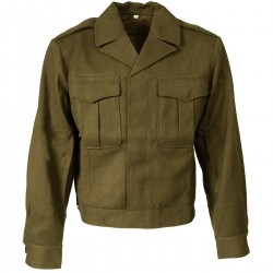 WW2 US Men Jacket Olive Wool Military Coat