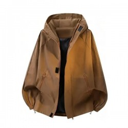 Spring and Autumn New Men's Jacket Hooded Jacket Casual Jacket Top