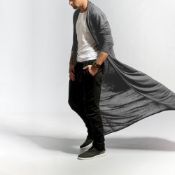 Men's Long Coat Windbreaker Jacket Coats