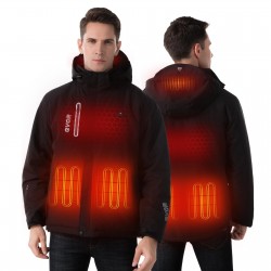 Jacket Men Hood Winter Outdoor