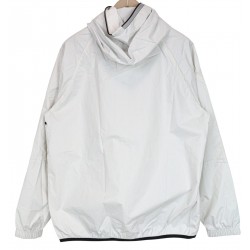 Men's Jacket L Gray Hood Zipper Lightweight