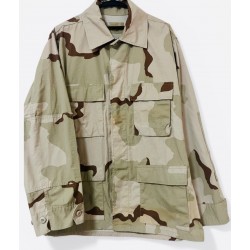 Camo Military Jacket Medium Regular Nylon Cotton Army