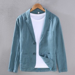 Men's Cotton Summer Lightweight Coat Jacket Casual
