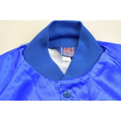 Bomber Jacket Nylon Windbreaker Blue XL