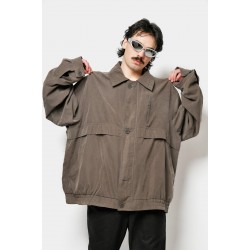 Retro classic Bomber jacket men's brown
