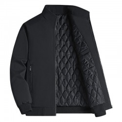 Men Winter Padded Coats Warm Faux Jackets Casual Men's Jacket