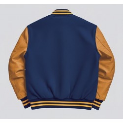 Classic Varsity Jacket Unisex Wool Leather s