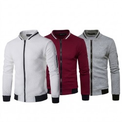 Casual Jacket Men Baseball Uniform Trendy Top Clothes