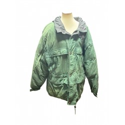 VINTAGE Jacket Men's Large Green Puffer Coat Parka