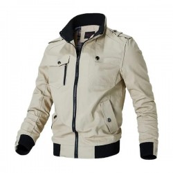 Men's Tactical Jacket Casual Flight Bomber Outdoor Workwear Coat