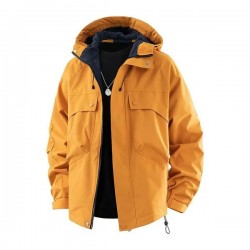 High Quality New Men's Jacket, Outdoor Hiking Suit, Hooded Jacket