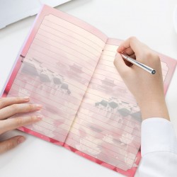 Daily Planner Notebook Bound Lined Beautiful Notebooks for Women