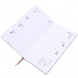 Office Paper Organizer Weekly Monthly Planner Daily Notebook Simple