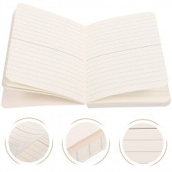 Grid Paper Notebook Replaceable Lined College Ruled Composition Daily Planner