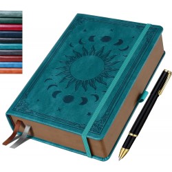 Journal Notebook for Women/Men, Daily for Classic Lined Writing, 360 Pages Lea