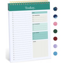 to Do List Notepad - to Do List Notebook for Work with 52 Sheets, 9. 8" X 6. 5", U