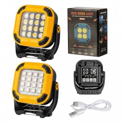 Magnetic Work Camping light 3600mAh Rechargeable
