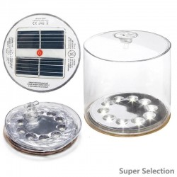 LED Camping Lantern Lightweight Waterproof Solar Black