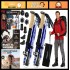 Hiking & Trekking Poles - Lightweight Adjustable 2pc Set for Senio