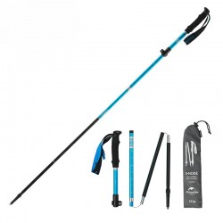 Trekking Poles Collapsible Hiking Stick Five-section Folding Sticks Lightweight