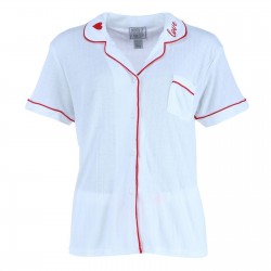 Women's Pointelle Short Sleeve Pajama Set
