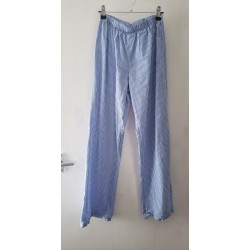 Women's Blue Stripe Pyjama Bottoms Size 2XS 4/6