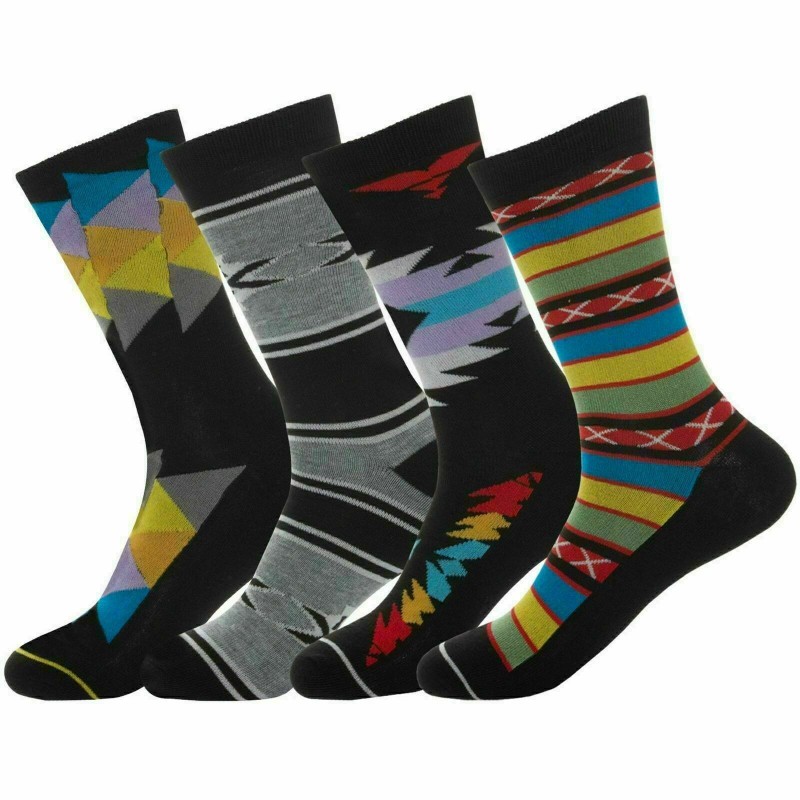 MEN'S PRINTED DESIGN SOCKS FASHION OFFICE WORK SOCKS M10811 Lot