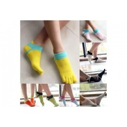 New Womens Socks Cotton Meias Sports Five Finger Socks Casual Toe Socks Breathable Socks Ankle Socks 8 Colors