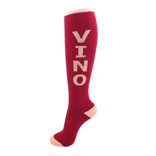 Gumball Poodle Knee High Socks - Vino - Unisex