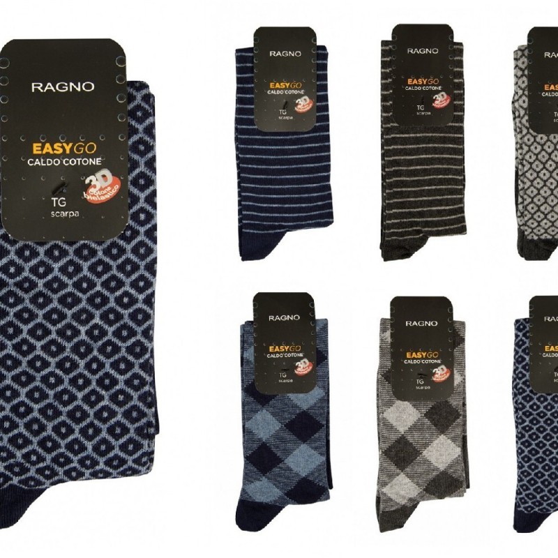 Men socks one pair long socks high sock warm 3D cotton two-way stretch socks eas